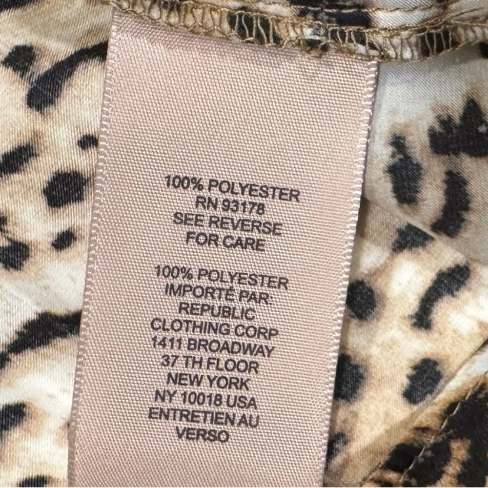 PHILOSOPHY Front Tie Triple Sleeve Sleeve Animal Print Blouse NWT 3X - Picture 15 of 16